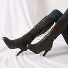 Pointy-heel Long Boots