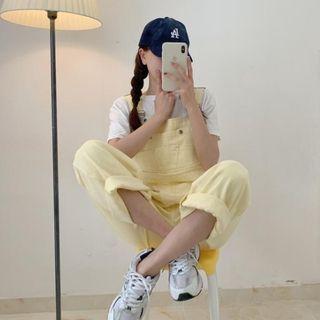 Short-sleeve T-shirt / Denim Dungaree