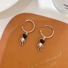 Astronaut Alloy Dangle Earring 1 Pair - S925 Silver - Silver - One Size