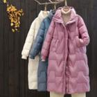 Padded Zip Long Jacket