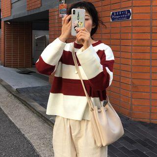 Stripes Oversize Knit Sweater