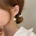 Triangle Pearl Fringe Earring