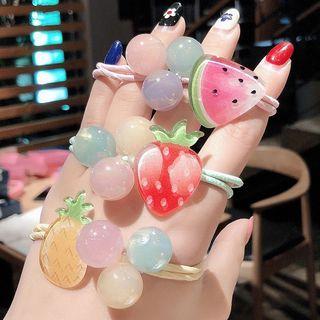 Acrylic Pineapple / Strawberry / Watermelon Hair Tie