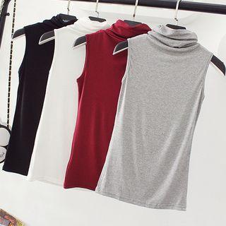 Sleeveless Cowl-neck Top