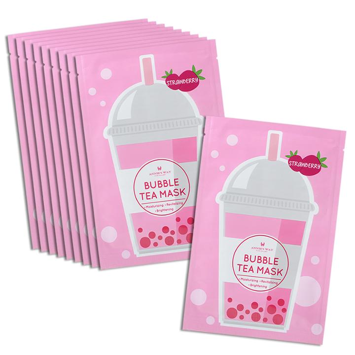 Annies Way - Bubble Tea Mask (strawberry) 10 Pcs