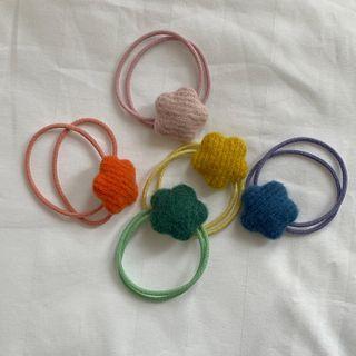 Flower Flannel Hair Tie