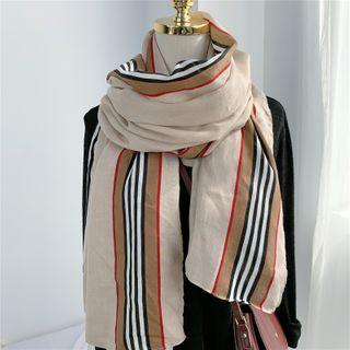 Printed Scarf Khaki - One Size