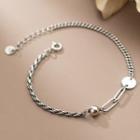 Chained Sterling Silver Bracelet