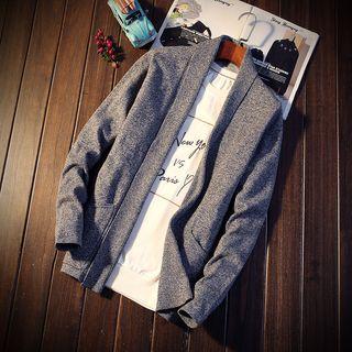 Knit Open-front Jacket