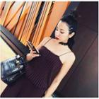 Striped Knit Camisole / Ribbed Pants