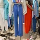 Slitted Harem Pants