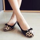 Leopard Panel Flats