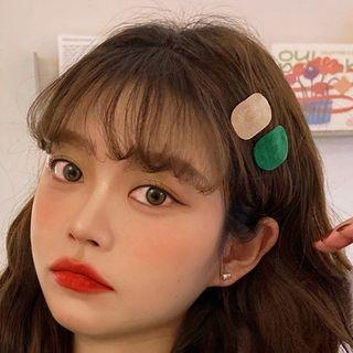 Set Of 2: Faux Suede Hair Clip