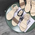 Plain Sandals/ Transparent Strap Sandals