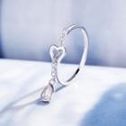 925 Sterling Silver Tear Drop Ring As Shown In Figure - One Size