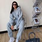 Set: Cropped Cardigan + Sweatpants