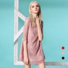Chinese-style Frog-button Lace Dress