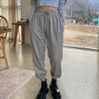 Drawstring Pocket-side Jogger Pants