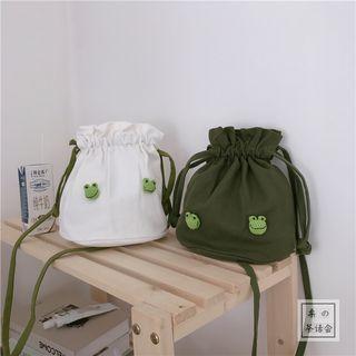 Frog Accent Bucket Bag