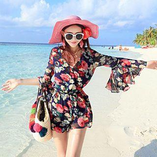 Bohemian Bell Sleeve Playsuit