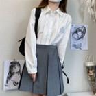 Embroidered Shirt / A-line Skirt / (various Designs)