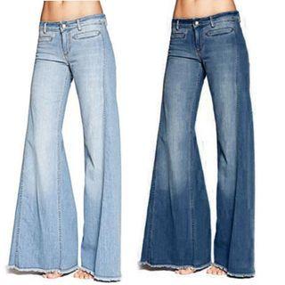 Low-rise Loose-fit Bootcut Jeans