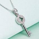 Cz Key Necklace