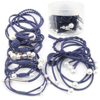 Set Of 12: Hair Tie (assorted Designs)