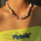 Irregular Shell Necklace Multicolor - One Size