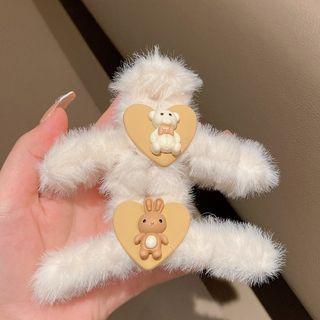Animal Chenille Hair Clamp