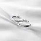 Couple Matching Sterling Silver Twisted Open Ring Couple Rings - Silver - One Size