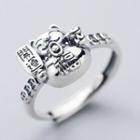 925 Sterling Silver Cat Ring S925 Silver - As Shown In Figure - One Size