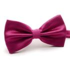 Check Bow Tie Magenta - One Size