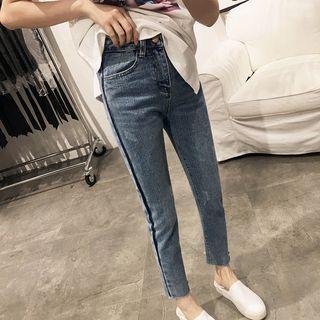 Slim-fit Panel Jeans