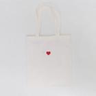 Heart Canvas Shopper Bag