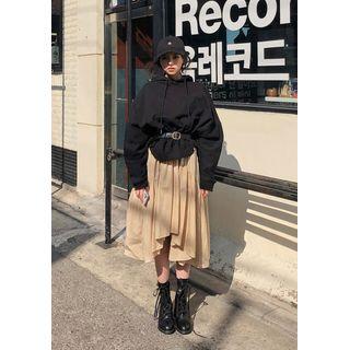 Batwing-sleeve Oversize Hoodie