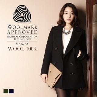 Wool Double-breasted Coat