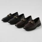 Horse-bit Foldable Loafers