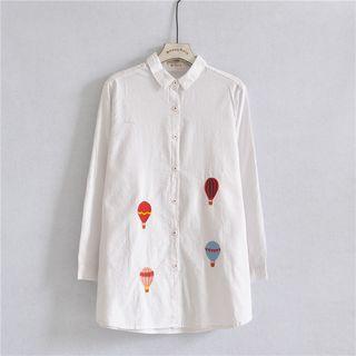 Hot Balloon Embroidered Shirt