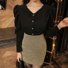Glittered Mini Skirt