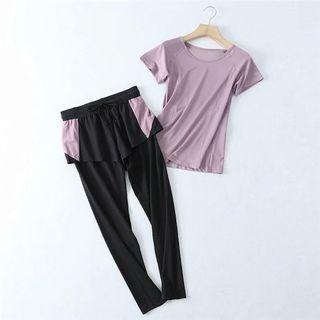 Short-sleeve Sport T-shirt / Sport Yoga Pants