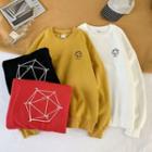 Couple Matching Geometry-print Sweatshirt