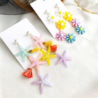 Starfish / Flower Dangle Earring