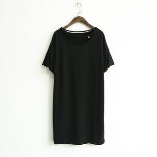 Star Pendent Short Sleeve T-shirt Dress