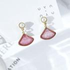 Gemstone Fan Earring