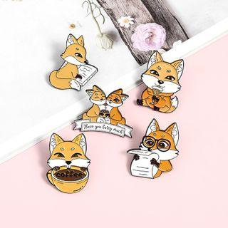 Cartoon Fox Brooch ( Various Designs )