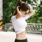 Sport Short-sleeve Cropped T-shirt