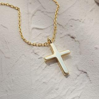 925 Sterling Silver Cross Pendant Necklace