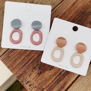 Irregular Acetate Dangle Earring
