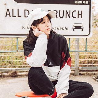 Colour Block Long-sleeve Jacket